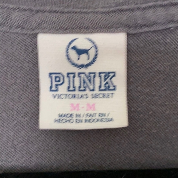 Victoria's Secret PINK Gray T-shirt - Picture 2 of 3